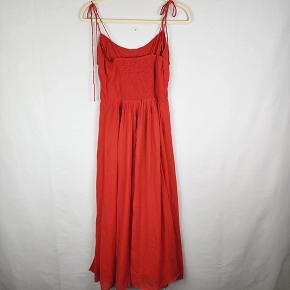 Abercrombie & Fitch Spaghetti Strap Midi Dress S - Picture 3 of 6